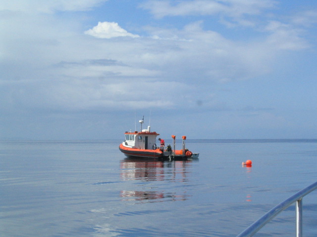 Scott's boat on the Chacbuco site