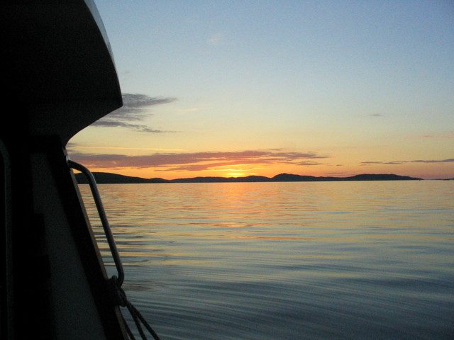 Dawn in Barra Sound