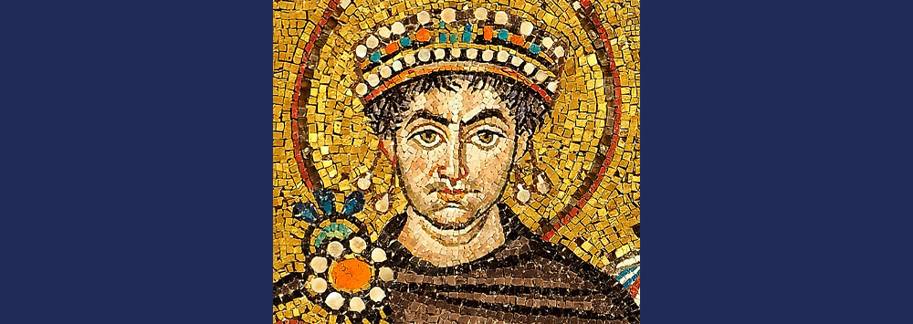 Mosaic of Iustinianus I (Justinian the Great)