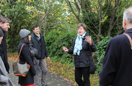 Heritage walking tour that took place during the Sustainable North workshop