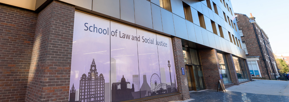 Exterior of the School of Law and Social Justice Building