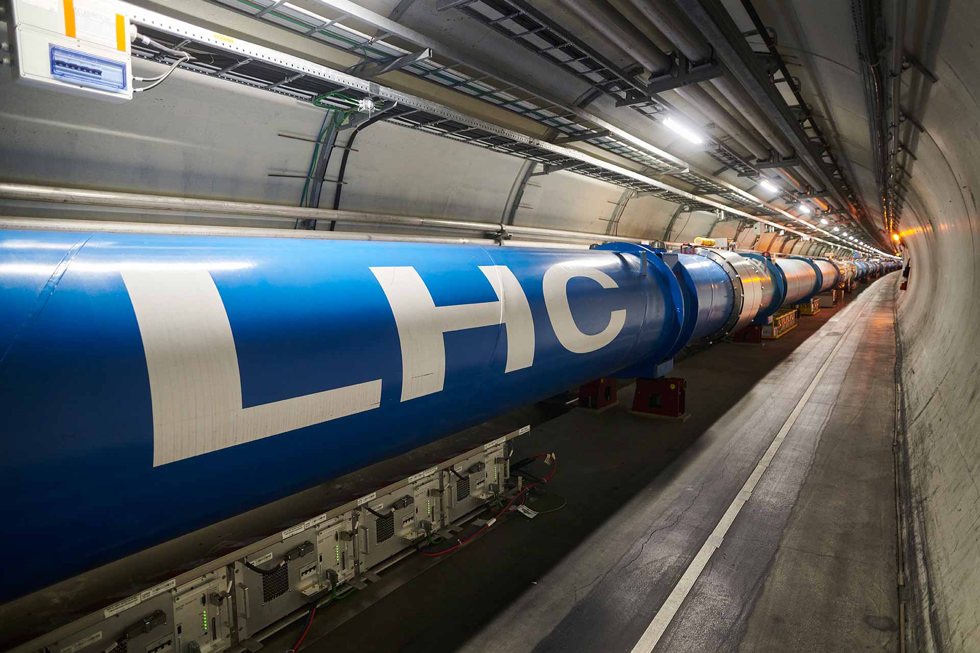 The large hadron collider at CERN.