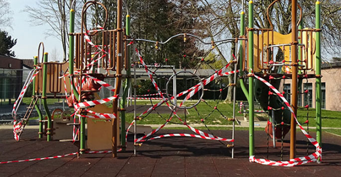 A closed playground