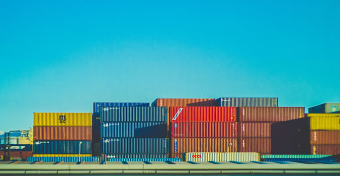 Container Units at a port