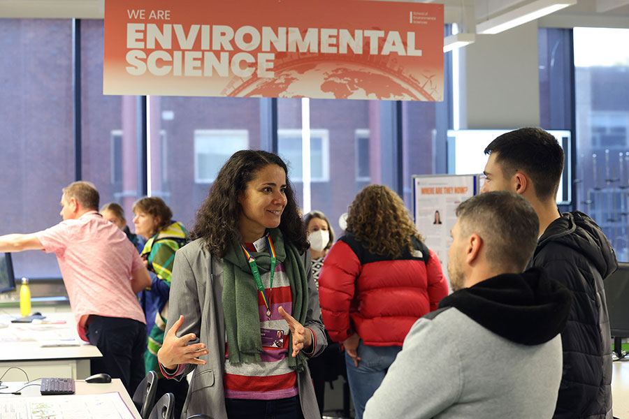 AN Environmental Science stand at a recruitment fair