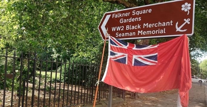 The memorial in Falkner Square Gardens is now a site of annual commemoration
