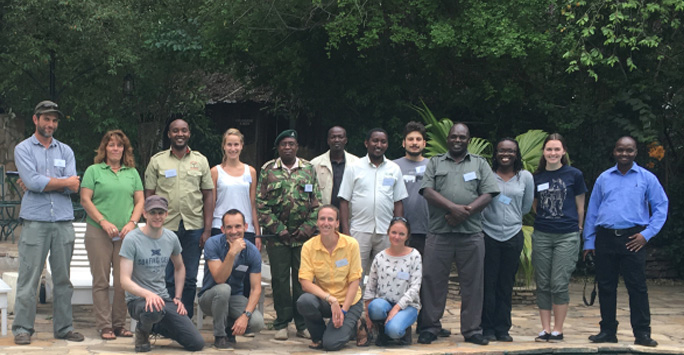 Research team in Southern Kenya