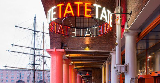 Tate Liverpool Neon Sign